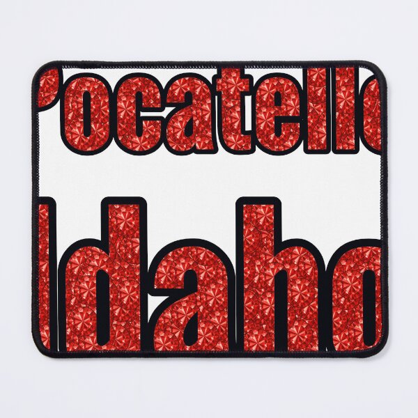 Item preview, Pocatello Idaho City Name With Red Rhinestone designed and sold by TheIconSmith.