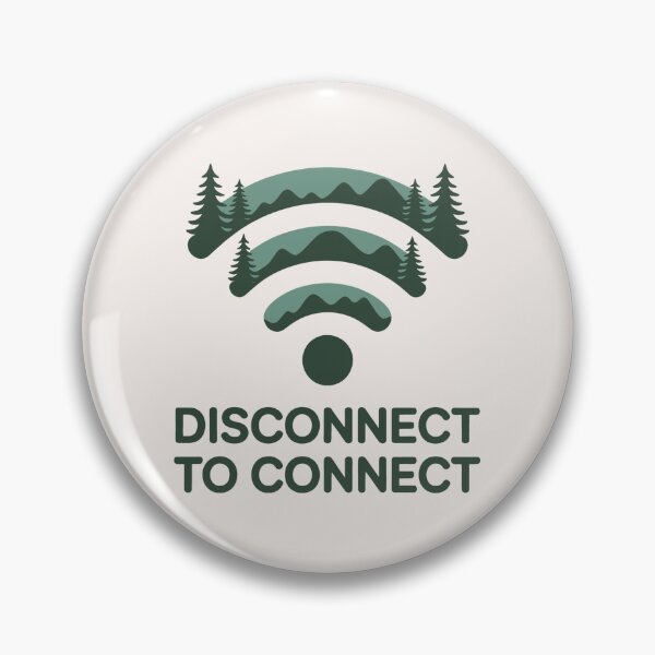 Item preview, Disconnect To Connect Nature Landscape Minimalist designed and sold by SplashTastic.