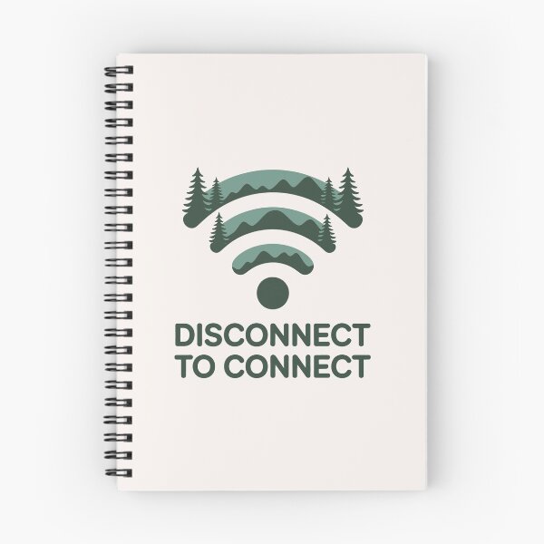 Item preview, Disconnect To Connect Nature Landscape Minimalist designed and sold by SplashTastic.