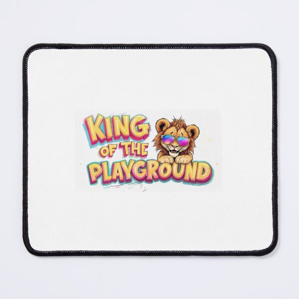 Item preview, King of the Playground – Cool Lion Safari Design designed and sold by Mugged & Inspired.