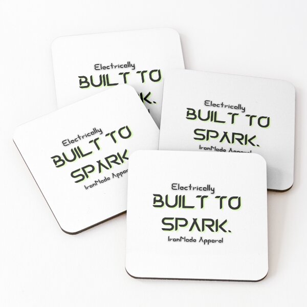 Item preview, Built to Spark Electrician T-Shirt | Bold Electrical Worker Tee for Linemen, Contractors & Skilled Trades Pride designed and sold by IronMade Apparel.