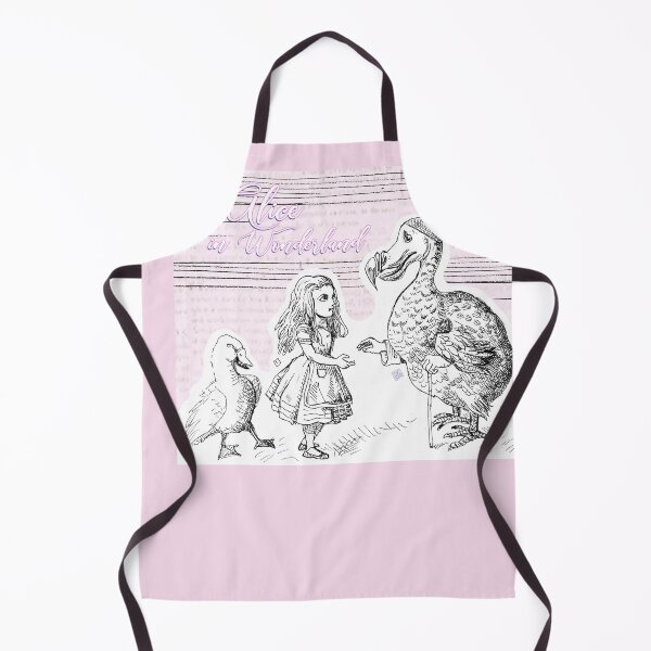 Item preview, Alice in Wonderland - Alice Conversing With Dodo Bird (ink drawing by ACCI) designed and sold by VanyssaGraphics.