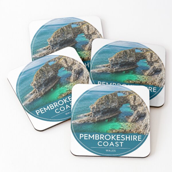 Item preview, Pembrokeshire Coast Wales Sea Arch Photorealistic Travel Sticker   Coastal Landmark Badge designed and sold by Blurbean.