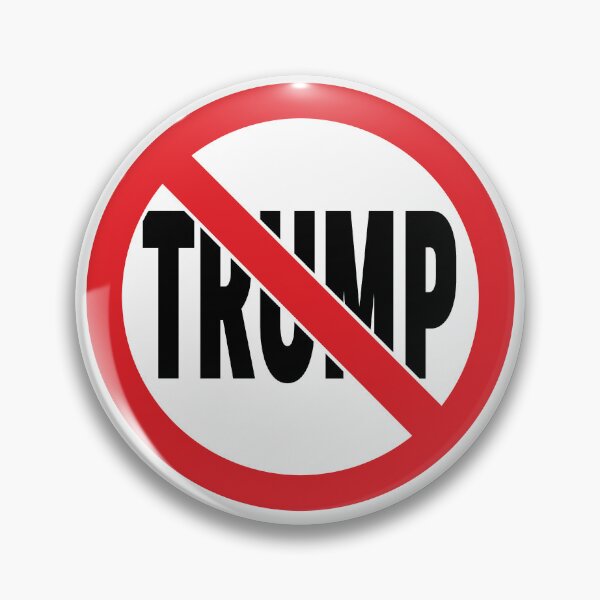 Item preview, No Anti Trump Symbol – Bold Anti Trump Design, Political Satire, Protest Graphic, Minimalist Statement Art designed and sold by BrainBubbleArt.