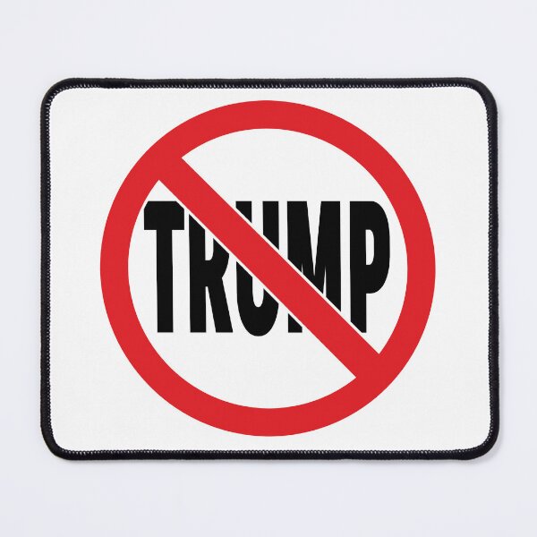 Item preview, No Anti Trump Symbol – Bold Anti Trump Design, Political Satire, Protest Graphic, Minimalist Statement Art designed and sold by BrainBubbleArt.