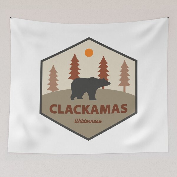 Item preview, Clackamas Wilderness Oregon Bear designed and sold by Esskay Designs.