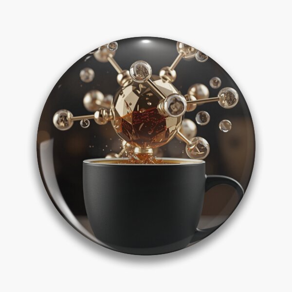 Item preview, The Essence of Energy - Caffeine Molecule Lab designed and sold by THEARTCURATİON .