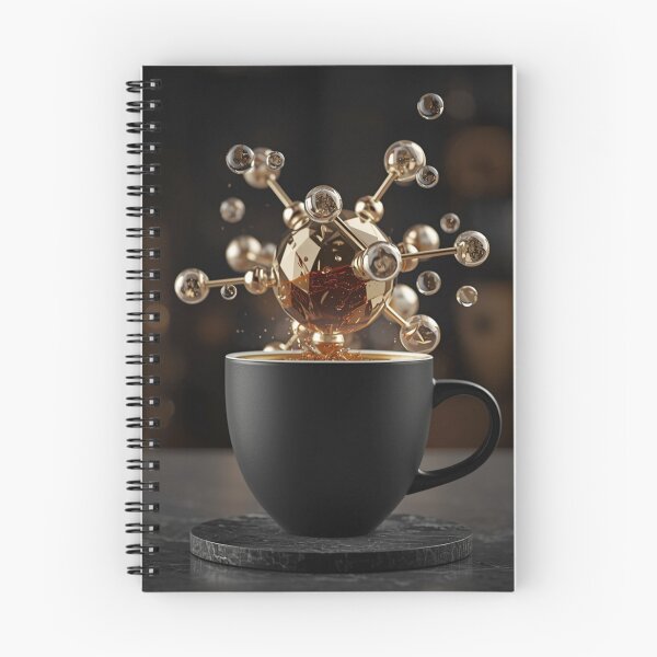 Item preview, The Essence of Energy - Caffeine Molecule Lab designed and sold by THEARTCURATİON .