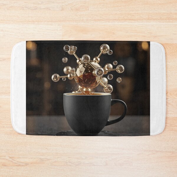 Item preview, The Essence of Energy - Caffeine Molecule Lab designed and sold by THEARTCURATİON .