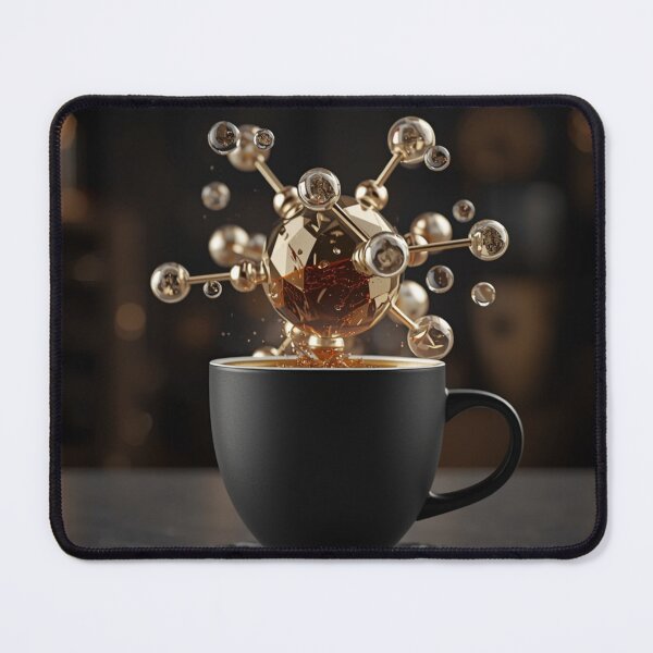 Item preview, The Essence of Energy - Caffeine Molecule Lab designed and sold by THEARTCURATİON .