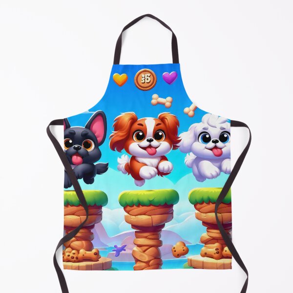 Item preview, Cute Mobile Game Style Gamer Dogs Platform Adventure designed and sold by AI-Only Creations.