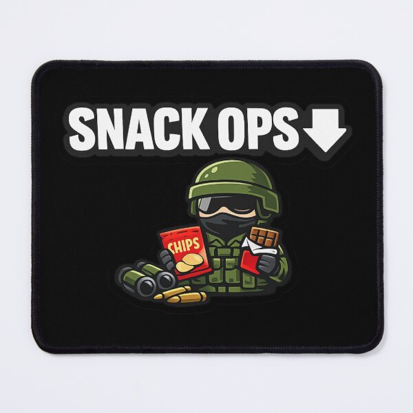 Item preview, SNACK OPS ↓ – Funny Sticker & T-Shirt Design designed and sold by Timeless Junction.
