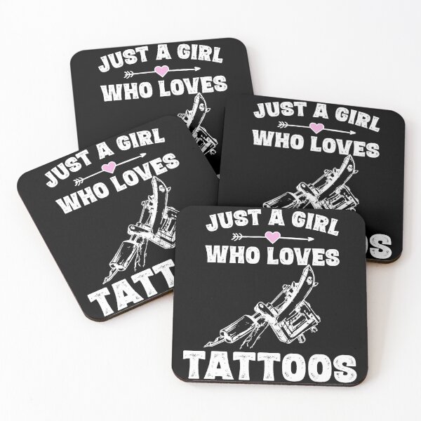 Item preview, Just A Girl Who Loves Tattoos Tattoo Lover Design designed and sold by Modaozushi216.