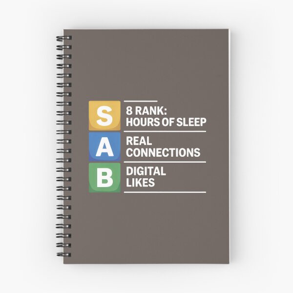 Item preview, S Rank Hours Of Sleep Tier List Mental Health designed and sold by SplashTastic.