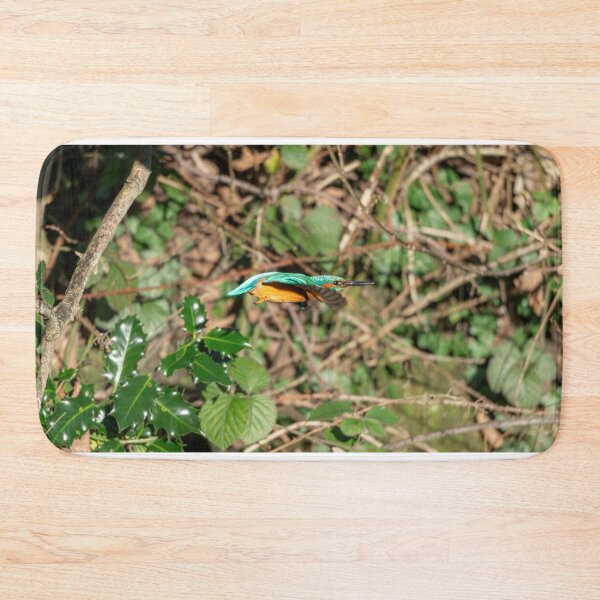 Item preview, Common Kingfisher (Alcedo atthis) flying from it's branch designed and sold by Stephen Jarman.