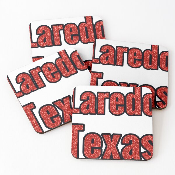 Item preview, Laredo Texas City Name With Red Rhinestone designed and sold by TheIconSmith.