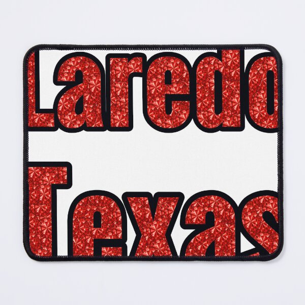 Item preview, Laredo Texas City Name With Red Rhinestone designed and sold by TheIconSmith.