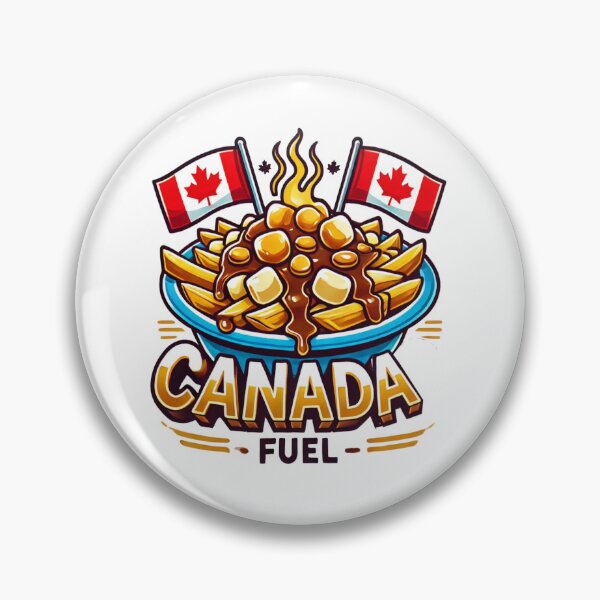 Item preview, Canada Fuel Poutine Design – Funny Canadian Fries, Gravy & Maple Syrup Food Art designed and sold by Globalcitytees.