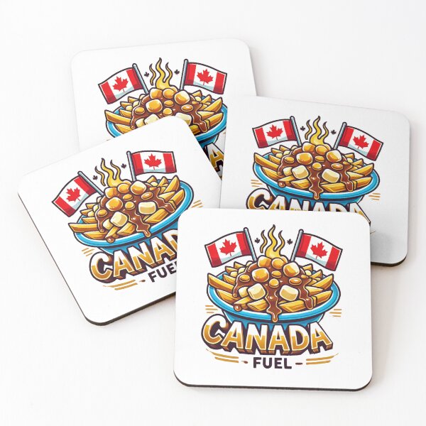 Item preview, Canada Fuel Poutine Design – Funny Canadian Fries, Gravy & Maple Syrup Food Art designed and sold by Globalcitytees.
