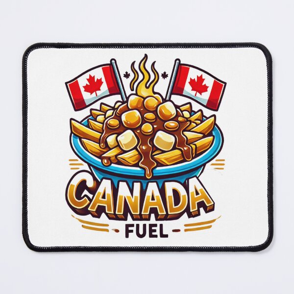 Item preview, Canada Fuel Poutine Design – Funny Canadian Fries, Gravy & Maple Syrup Food Art designed and sold by Globalcitytees.