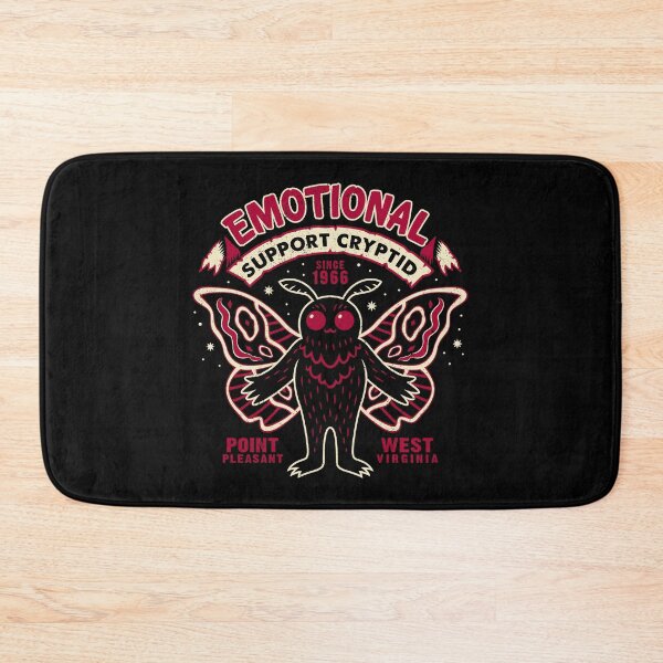 Item preview, Emotional Support Cryptid - Funny Dark Humor Mothman designed and sold by Nemons.