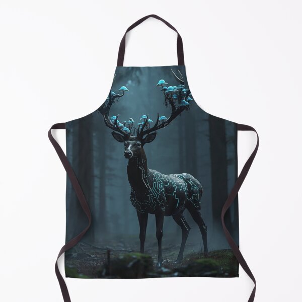 Item preview, Neon Spirit - The Bio-Circuit Deer designed and sold by THEARTCURATİON .
