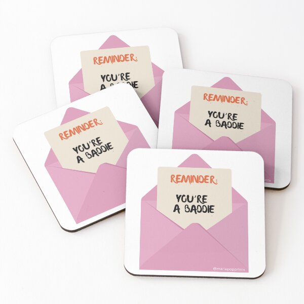 Item preview, Reminder: You're A Baddie designed and sold by MariePopPrints.