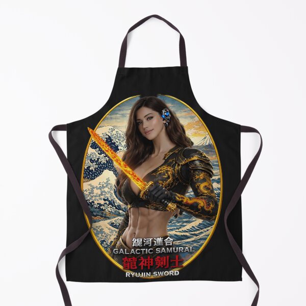 Item preview, Galactic Samurai – Ryujin Sword | Dragon Cyber Warrior Art designed and sold by Dragon-Samurai.