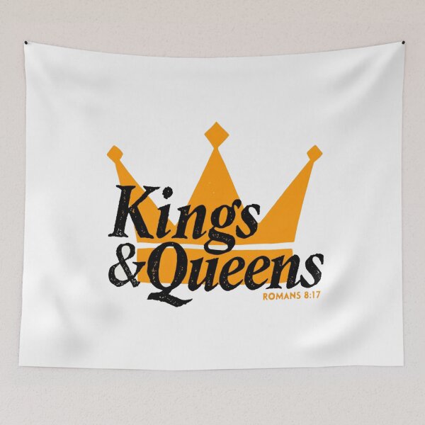 Item preview, Kings & Queens Romans 8:17 Graphic – Inspirational Christian Royalty Design for Faith‑Based Products designed and sold by Bright Nest Studio.