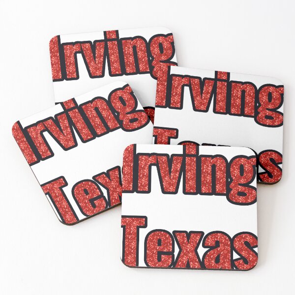Item preview, Irving Texas City Name With Red Rhinestone designed and sold by TheIconSmith.