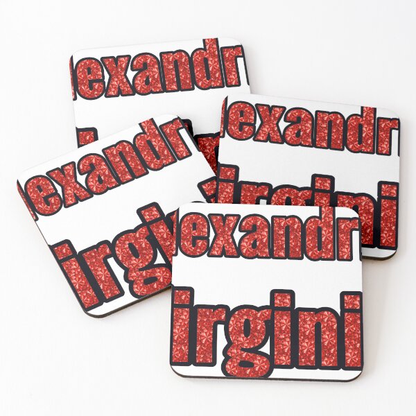 Item preview, Alexandria Virginia City Name With Red Rhinestone designed and sold by TheIconSmith.