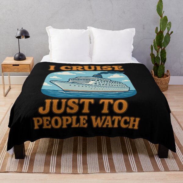 Item preview, I Cruise Just to People Watch – Funny Cruise Vacation T-Shirt designed and sold by Taberland.