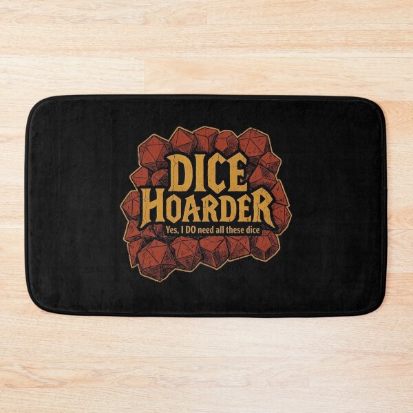 Item preview, Funny RPG Gaming Dice Hoarder Yes I Do Need All These Dice designed and sold by Fenay Designs.