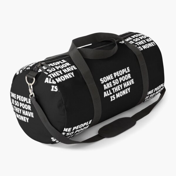 Item preview, Some People Are So Poor All They Have Is Money Quote – Deep Minimalist Typography Design, Anti Materialism Statement designed and sold by BrainBubbleArt.