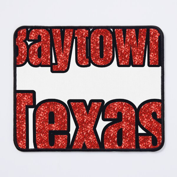 Item preview, Baytown Texas City Name With Red Rhinestone designed and sold by TheIconSmith.