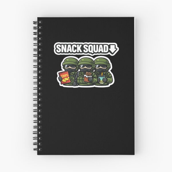 Item preview, SNACK SQUAD ↓ – Funny Sticker & T-Shirt Design designed and sold by Timeless Junction.
