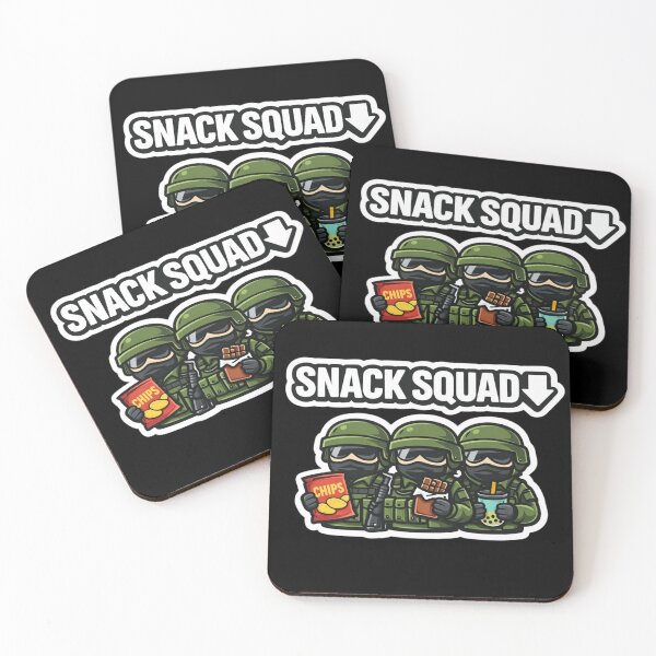 Item preview, SNACK SQUAD ↓ – Funny Sticker & T-Shirt Design designed and sold by Timeless Junction.