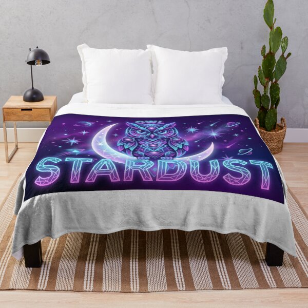 Item preview, Geometric Cosmic Owl - Stardust Galaxy Art designed and sold by MCV-Designs.
