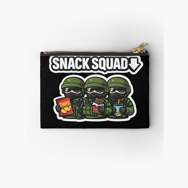 Item preview, SNACK SQUAD ↓ – Funny Sticker & T-Shirt Design designed and sold by Timeless Junction.
