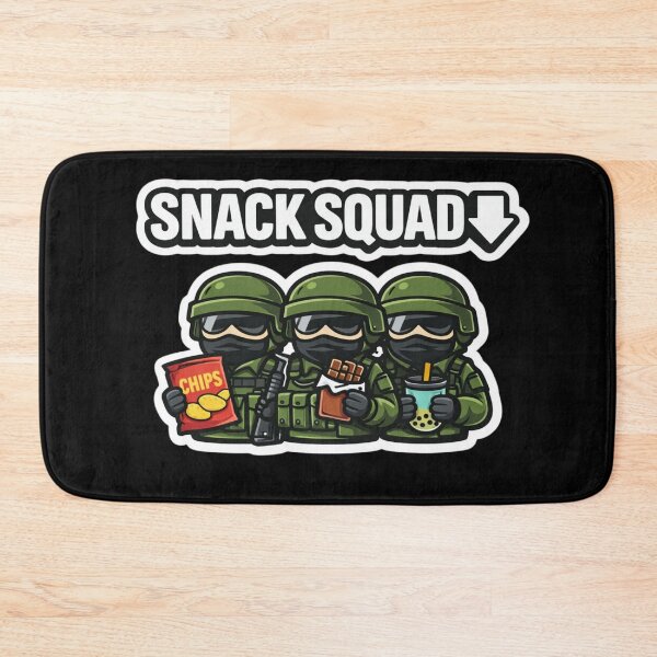 Item preview, SNACK SQUAD ↓ – Funny Sticker & T-Shirt Design designed and sold by Timeless Junction.