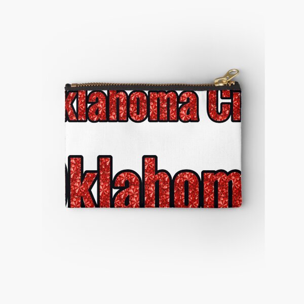 Item preview, Oklahoma City Oklahoma City Name With Red Rhinestone designed and sold by TheIconSmith.