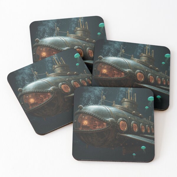 Item preview, The Mechanical Leviathan - Steampunk Explorer designed and sold by THEARTCURATİON .