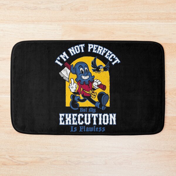 Item preview, I’m Not Perfect… But My Execution Is Flawless - Dark Humor Retro Cartoon designed and sold by Nemons.