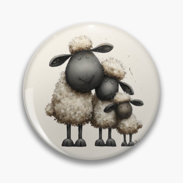 Item preview, Gorgeous Valais Sheep ' The Lovely Sheep ’ BY SHiRLeY MacARTHuR designed and sold by Shirley MacArthur Art.