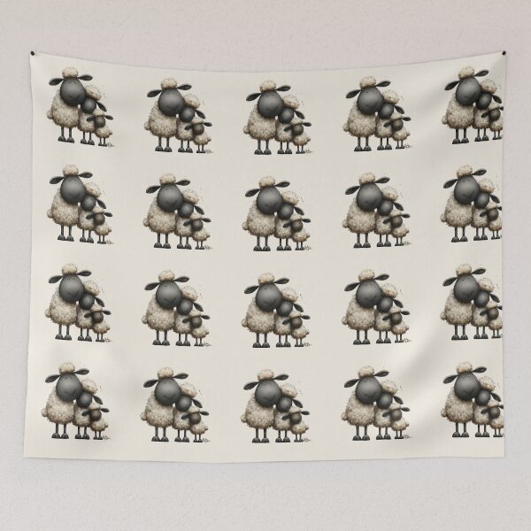 Item preview, Gorgeous Valais Sheep ' The Lovely Sheep ’ BY SHiRLeY MacARTHuR designed and sold by Shirley MacArthur Art.