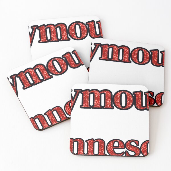 Item preview, Plymouth Minnesota City Name With Red Rhinestone designed and sold by TheIconSmith.
