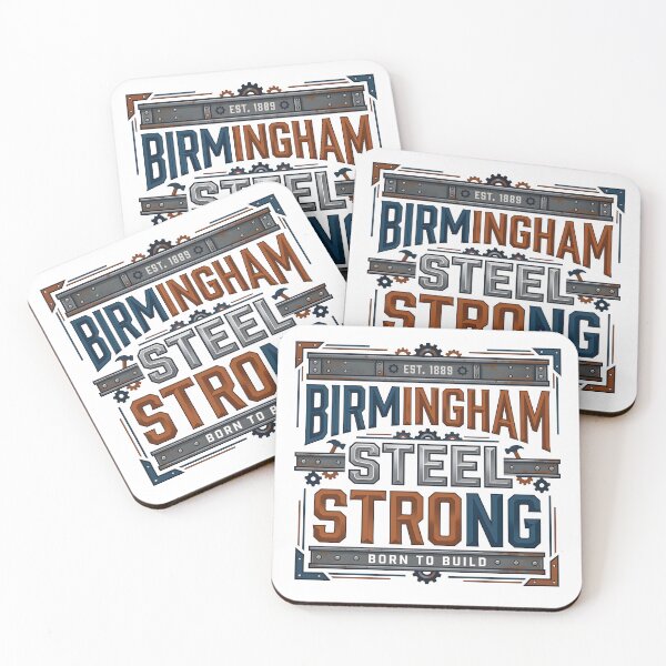 Artikelvorschau, Birmingham Design, Birmingham Steel, Birmingham City, Birmingham England Art entworfen und verkauft von TrueArtVibes.