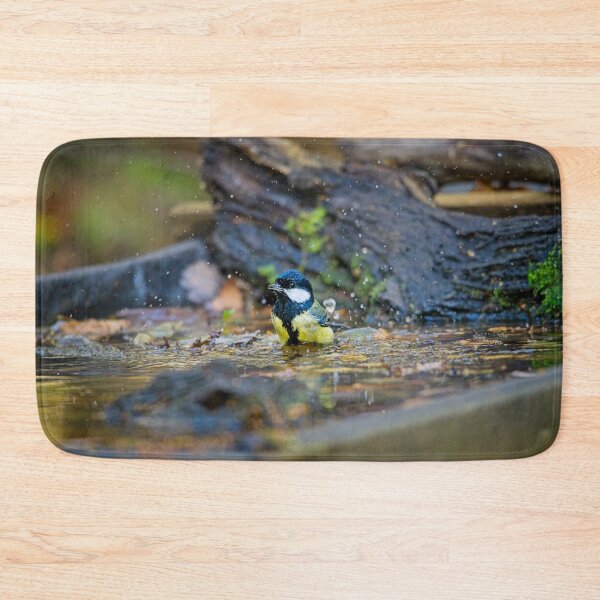 Item preview, Great tit takes a bath (Parus major) designed and sold by Stephen Jarman.