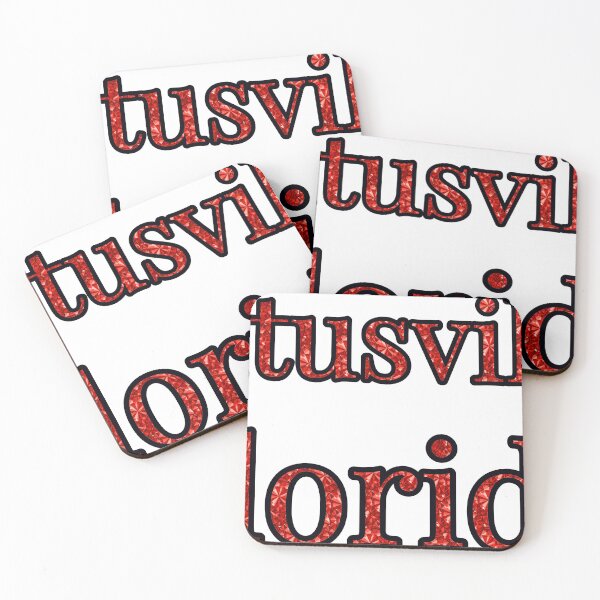 Item preview, Titusville Florida City Name With Red Rhinestone designed and sold by TheIconSmith.