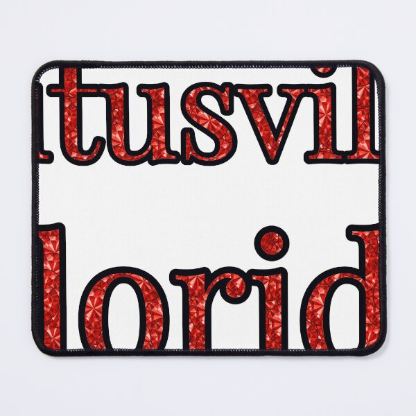 Item preview, Titusville Florida City Name With Red Rhinestone designed and sold by TheIconSmith.